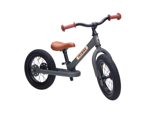 Trybike Draisienne évolutive 2 en 1 enfant 1-6 ans – anthracite