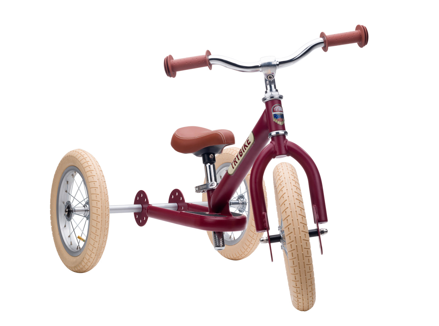 Trybike Draisienne évolutive 2 en 1 enfant 1-6 ans – Version tricycle 3 roues – Rouge