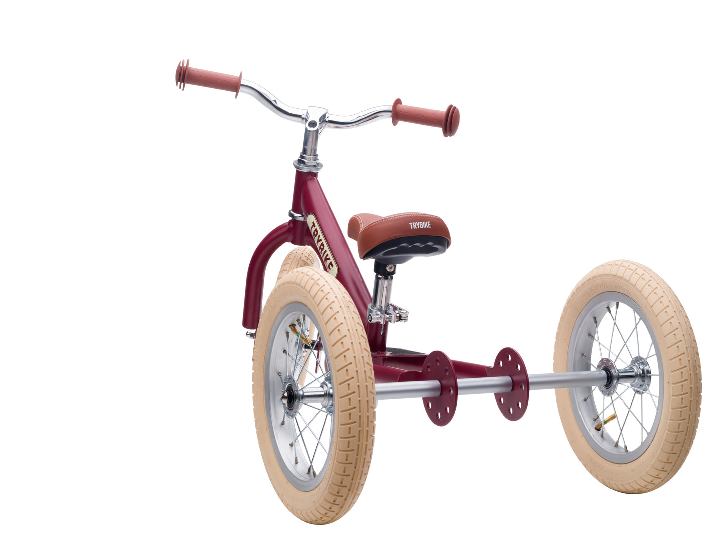 Trybike Draisienne évolutive 2 en 1 enfant 1-6 ans – Version tricycle 3 roues – Rouge