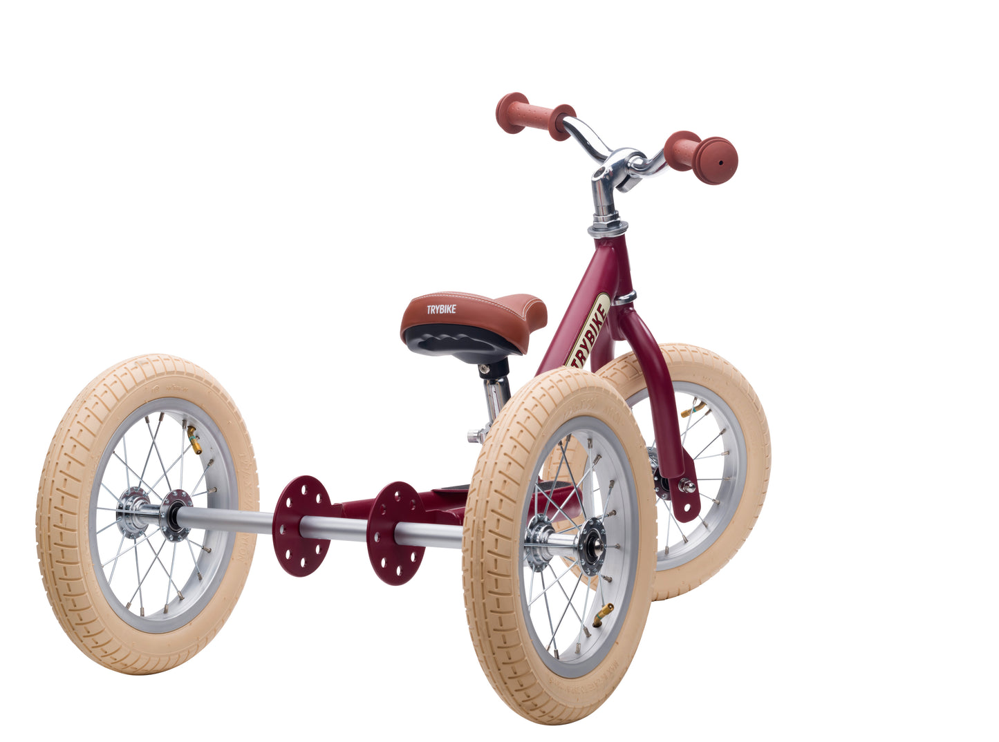 Trybike Draisienne évolutive 2 en 1 enfant 1-6 ans – Version tricycle 3 roues – Rouge