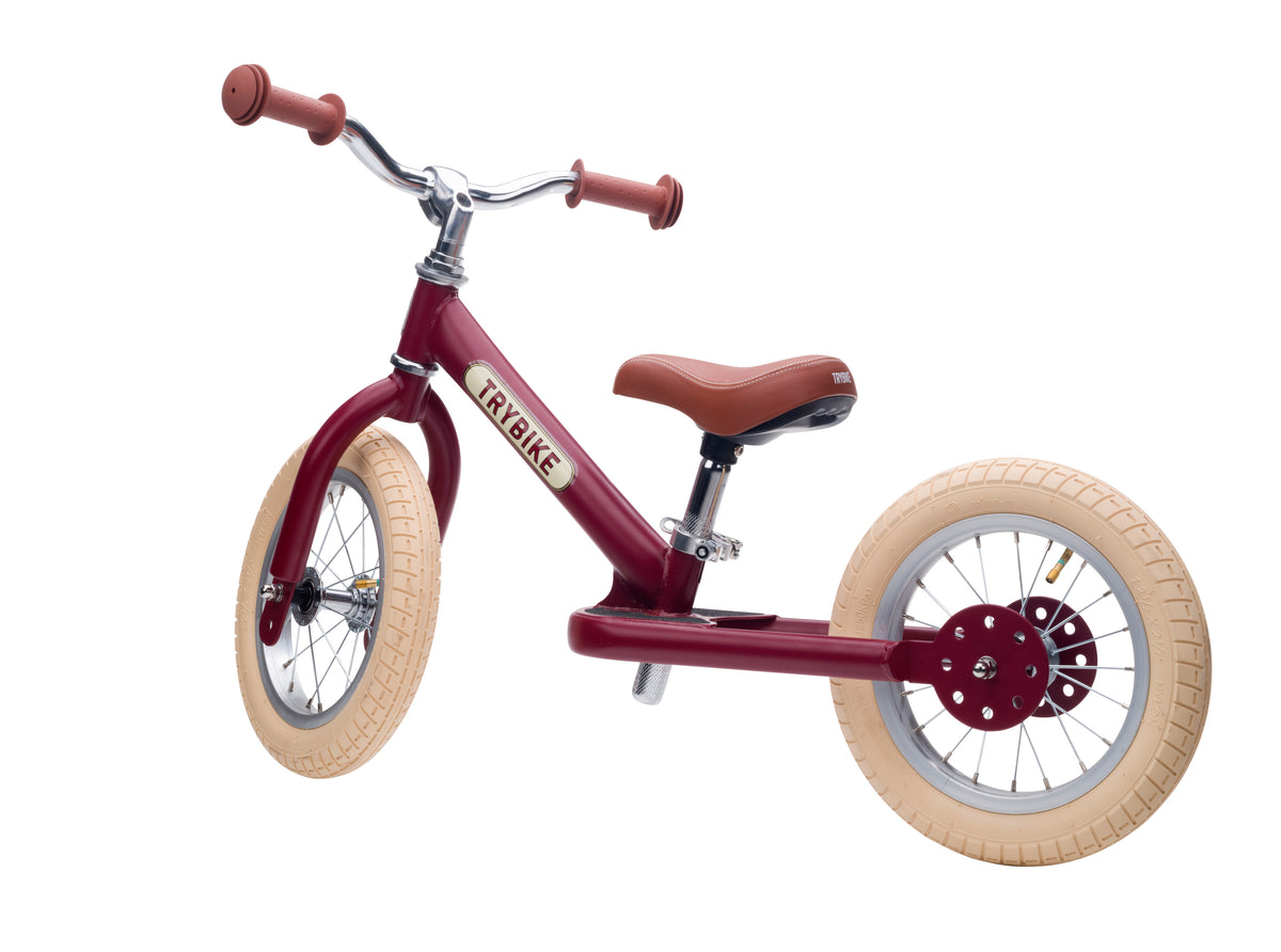 Draisienne Trybike rouge vintage 2 roues